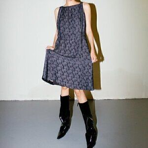 Emanuel Ungaro Floral Layered Sleeveless Dress